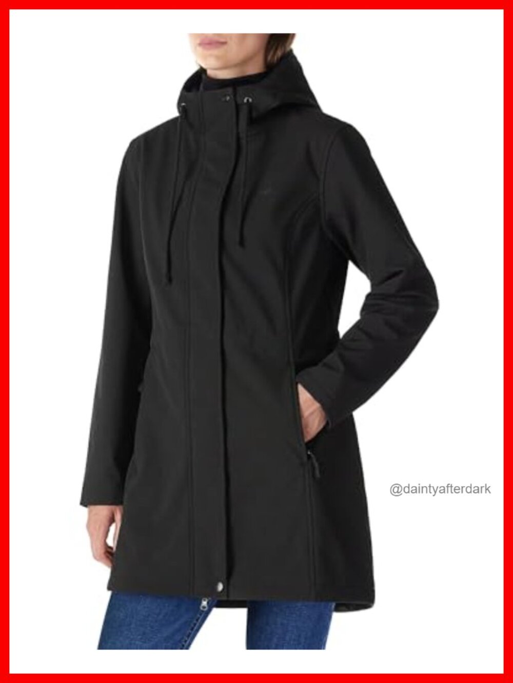 Waterproof Fleece Lined Hooded Softshell Rain Coat Windproof Jacket